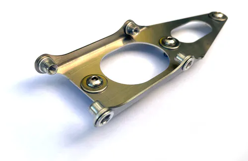 90 degree double bottle cage adaptor (updated with wider base)